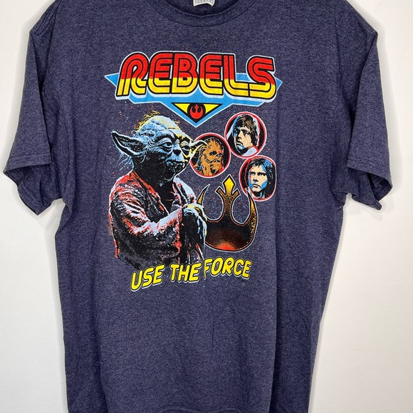 StarWars Rebels use the Force T-shirt size large Yoda - Picture 3 of 11